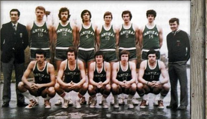 Ekipa KK Partizan iz sezone 1972/73